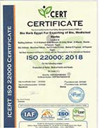 Certificates Of Bio Herb Egypt For Export